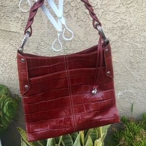 Burgundy- reddish Brighton purse!